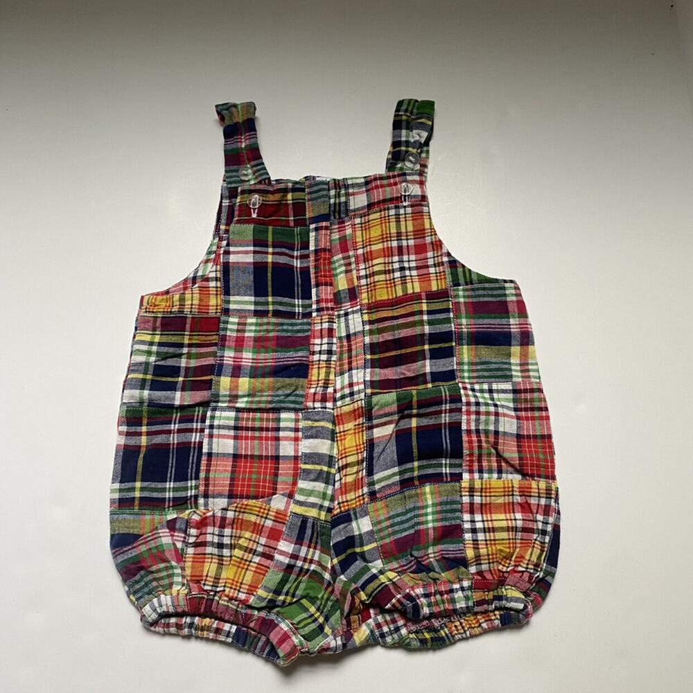 All The Numbers Boutique Handmade Plaid Romper